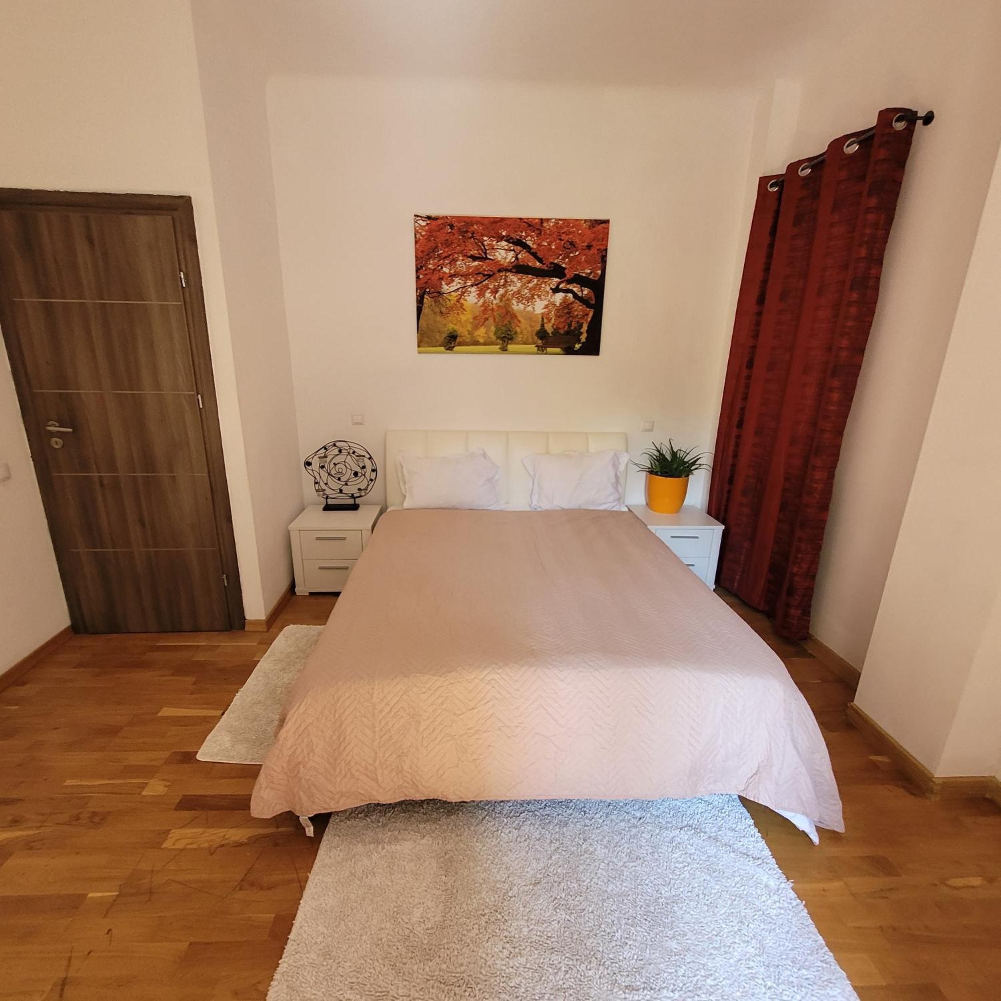 Anastasia Balcescu Apart 4 Self Check In Code From 2Pm Kitchen And Bedroom Бухарест Экстерьер фото